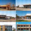 A collage of major projects completed by Albion Construction