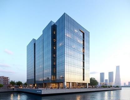 New commercial office block in Salford Quays